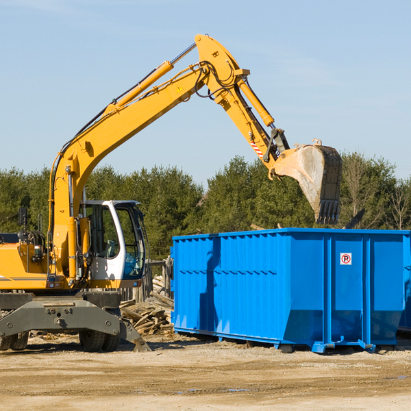 what are the rental fees for a residential dumpster in Rosebud